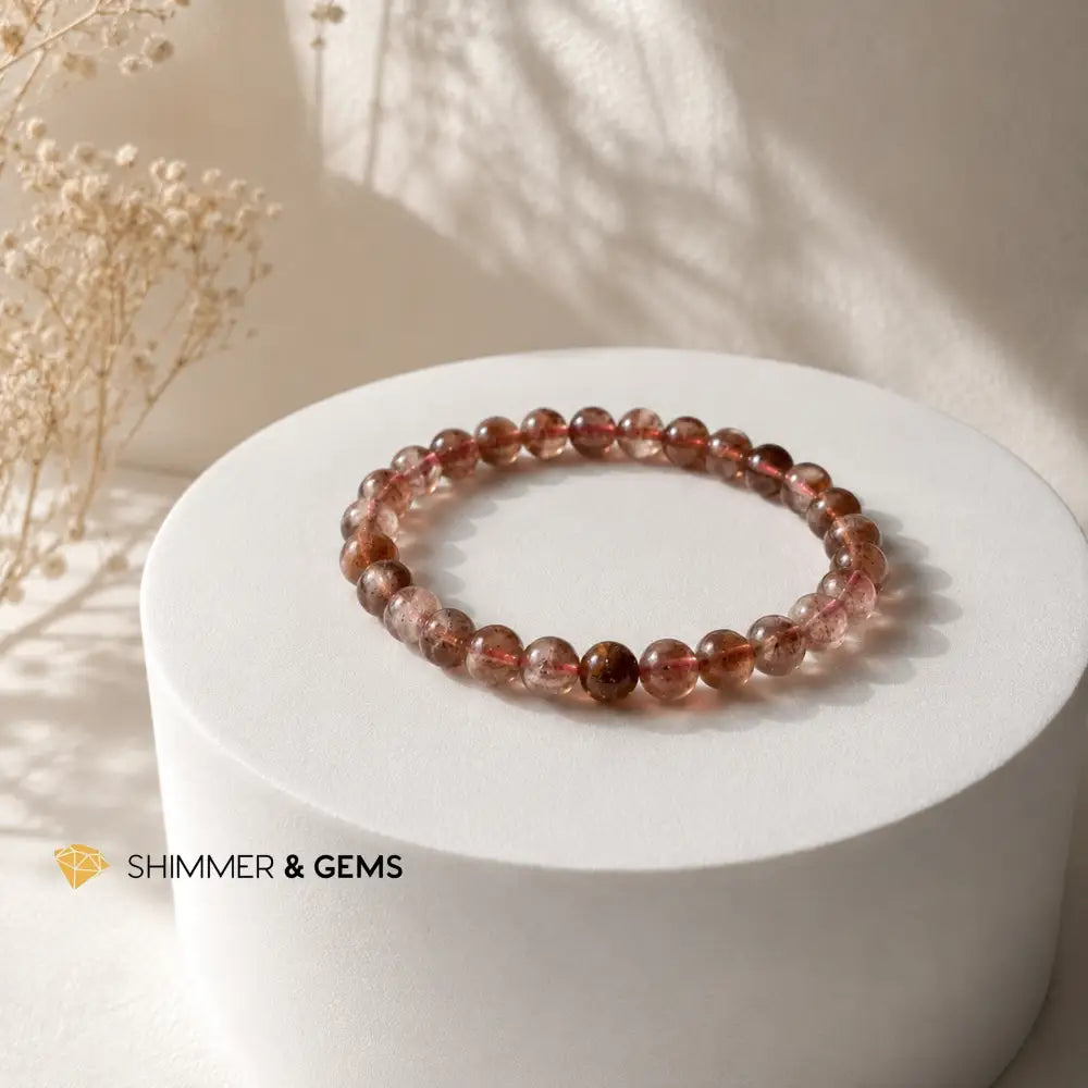 Red Auralite 23 6mm Bracelet