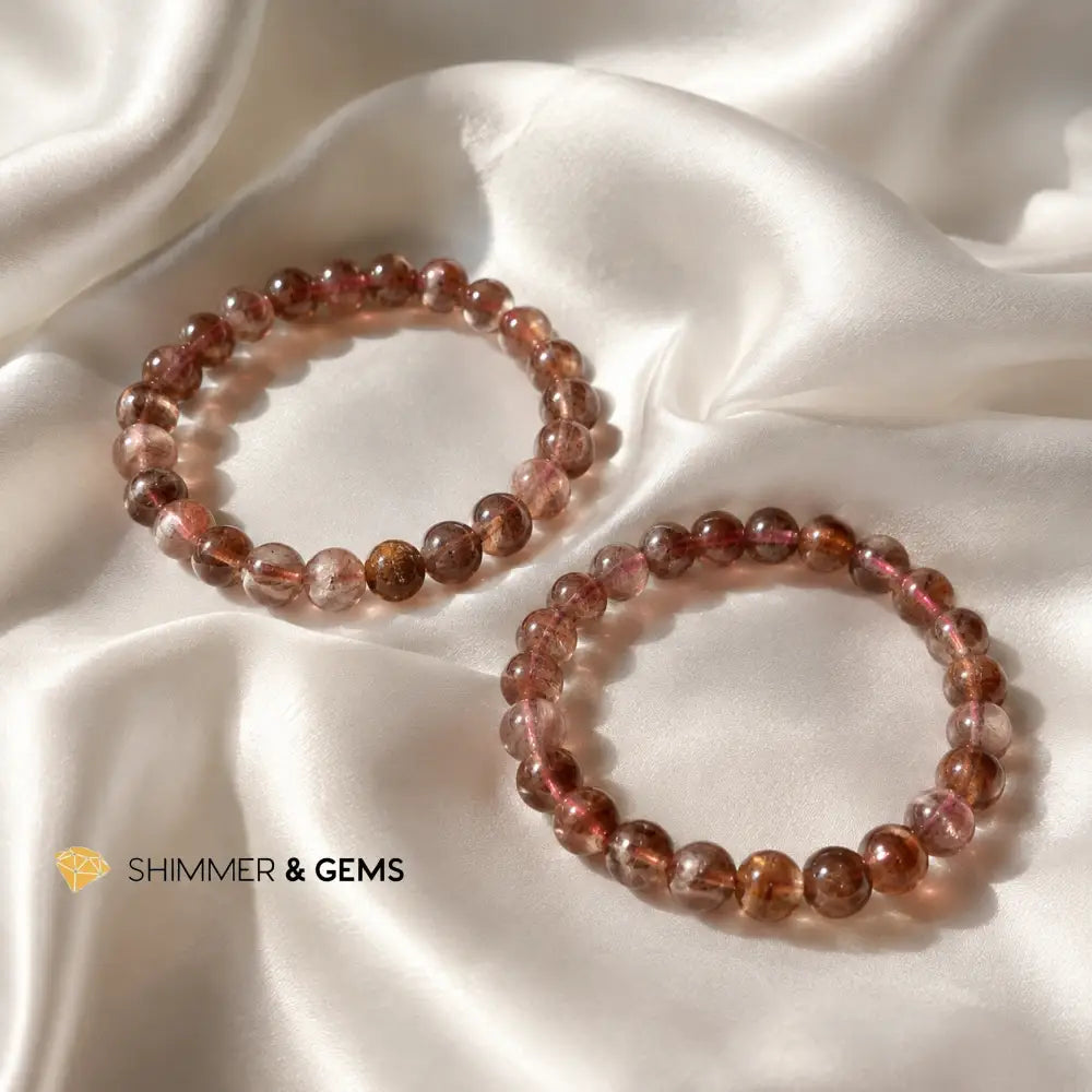 Red Auralite 23 6mm Bracelet