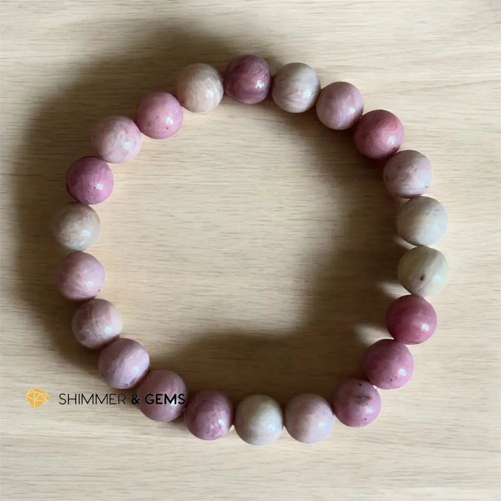 Rhodochrosite 8mm Bracelet 5.5” Bracelets