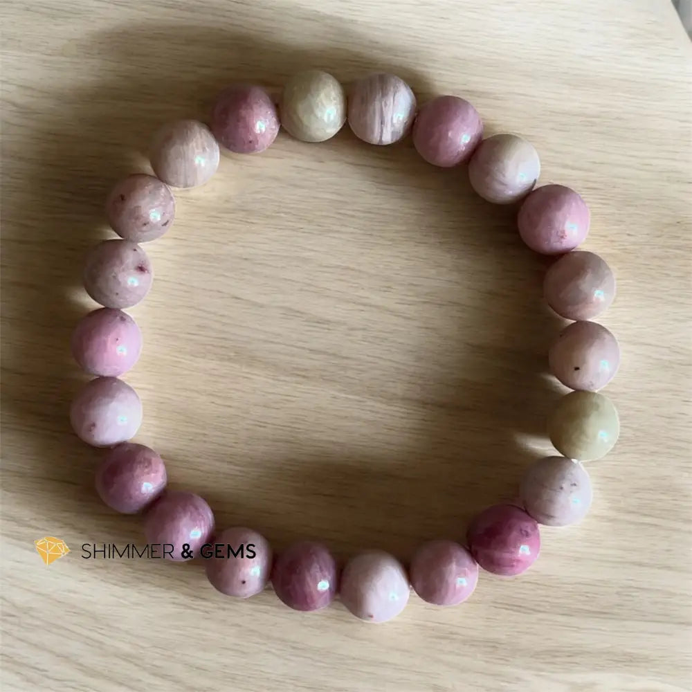 Rhodochrosite 8mm Bracelet Bracelets