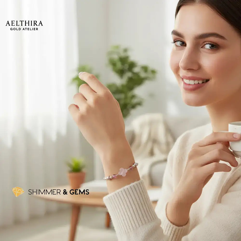 Rose Clover 14k Gold Filled Bracelet