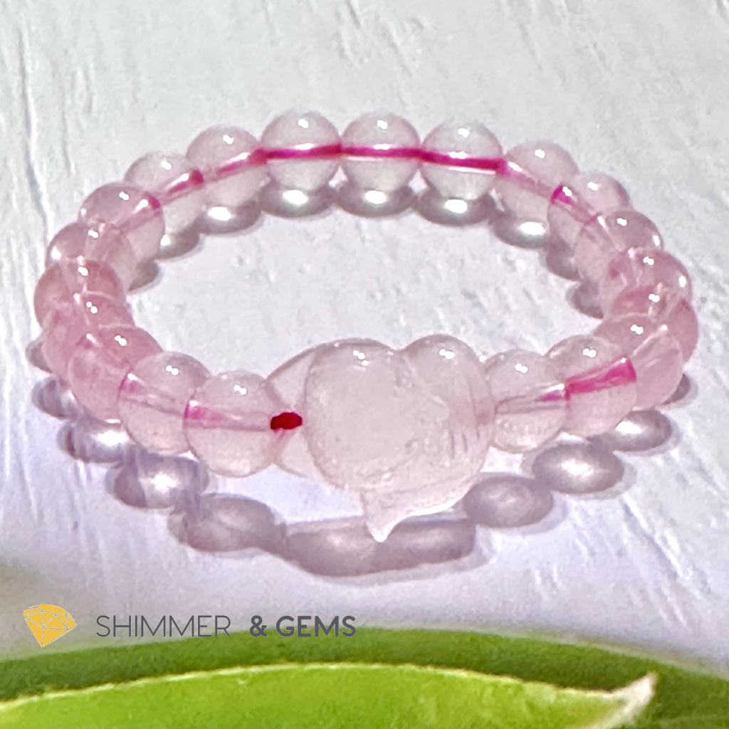 Rose Quartz Fox Bracelet