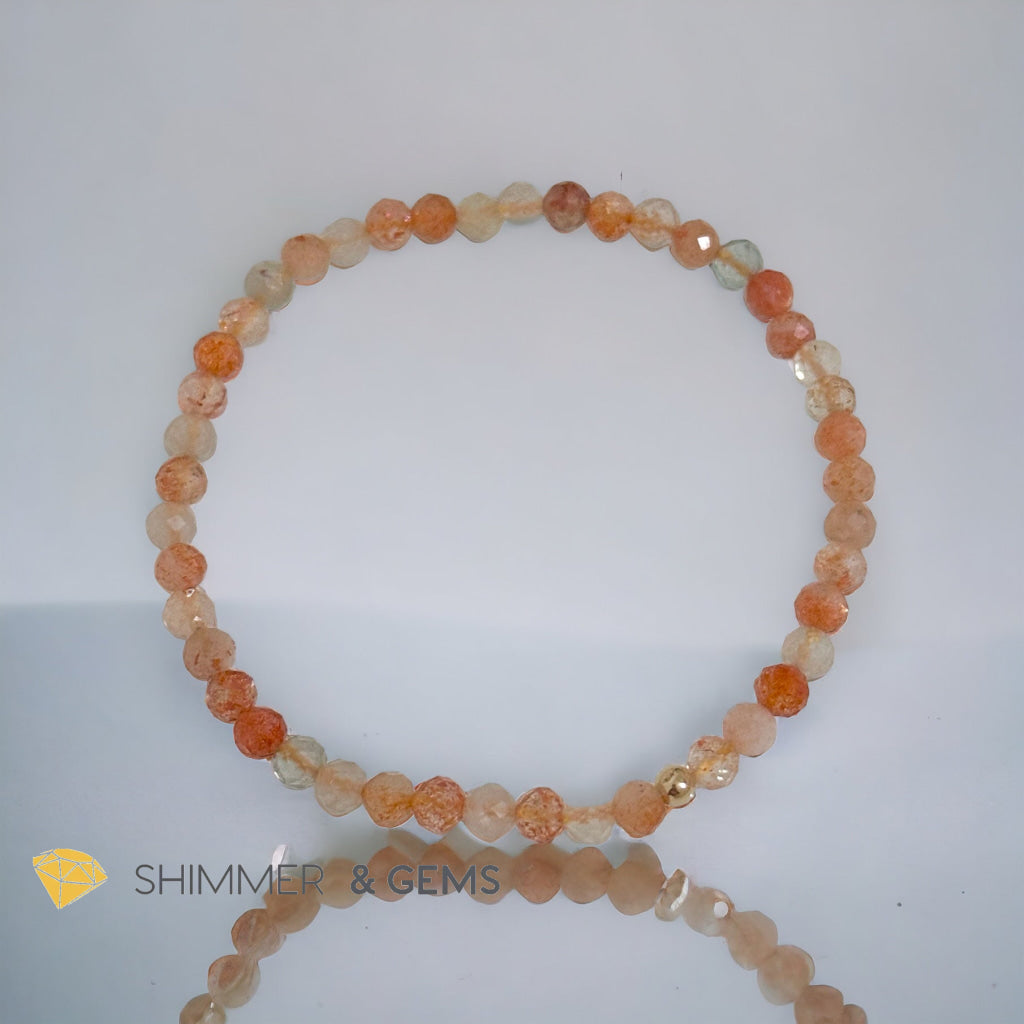 Sunstone Gold Filled popular Bracelet