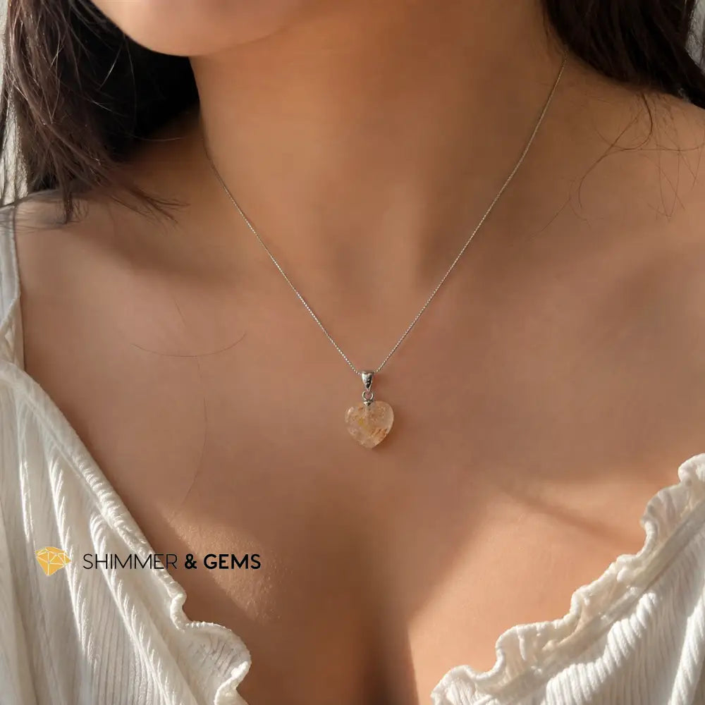 Super Seven 11mm Heart Pendant - 11mm Pendant