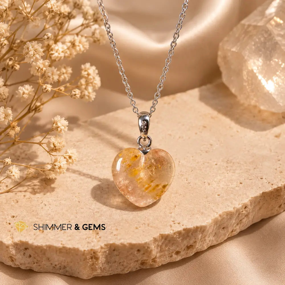 Super Seven 11mm Heart Pendant - 11mm Pendant