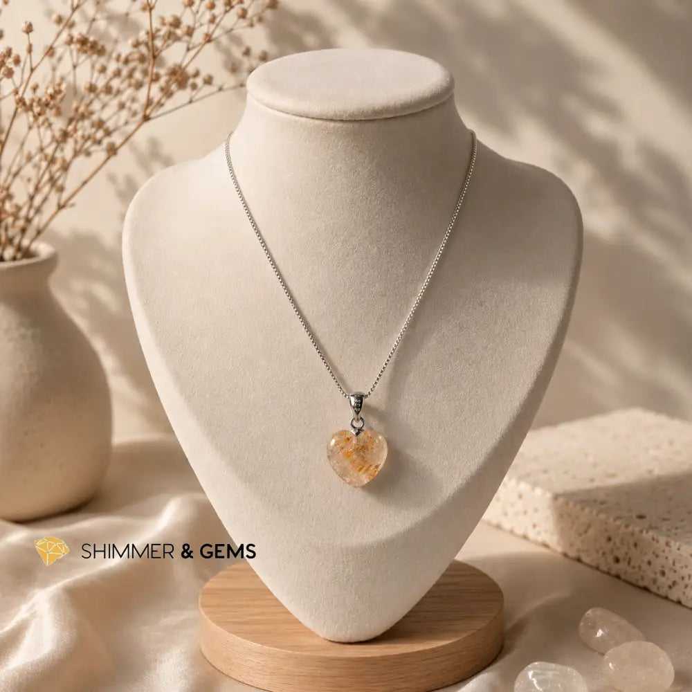 Super Seven 11mm Heart Pendant - 11mm Pendant