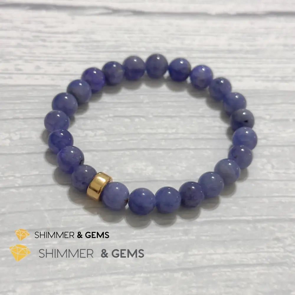 Tanzanite with 14k gold filled Bracelet (Tanzania)