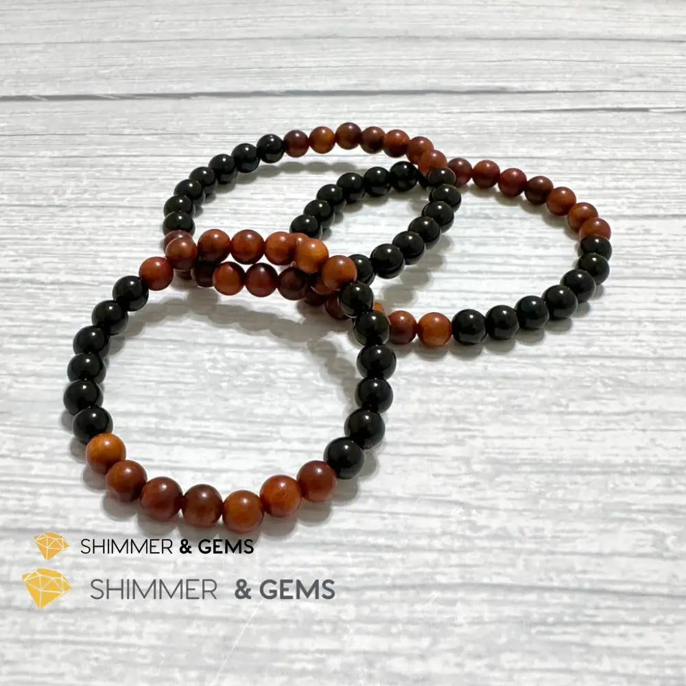Ultimate Protection Bracelet (Raja Kayu & Black Tourmaline)6mm