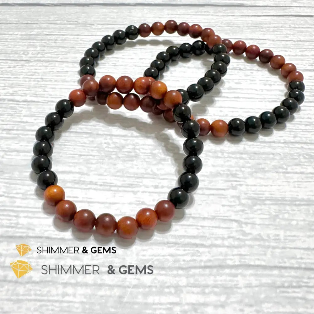 Ultimate Protection Bracelet (Raja Kayu & Black Tourmaline)6mm