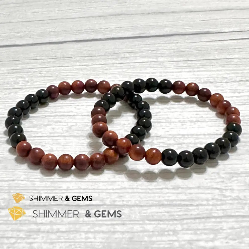 Ultimate Protection Bracelet (Raja Kayu & Black Tourmaline)6mm
