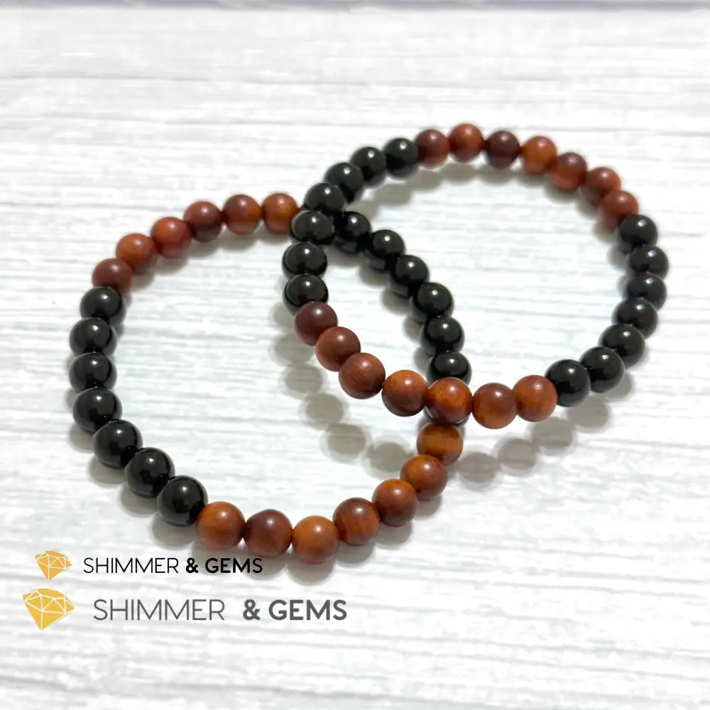 Ultimate Protection Bracelet (Raja Kayu & Black Tourmaline)6mm