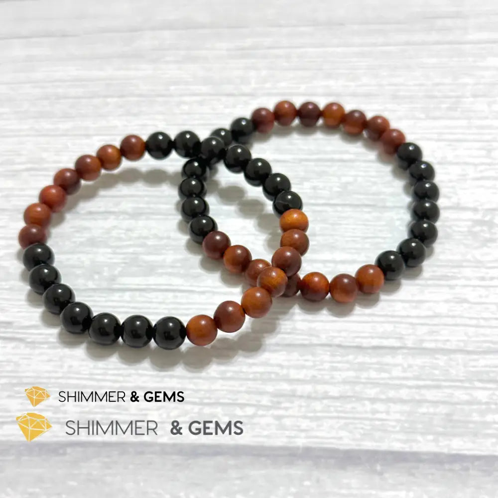 Ultimate Protection Bracelet (Raja Kayu & Black Tourmaline)6mm