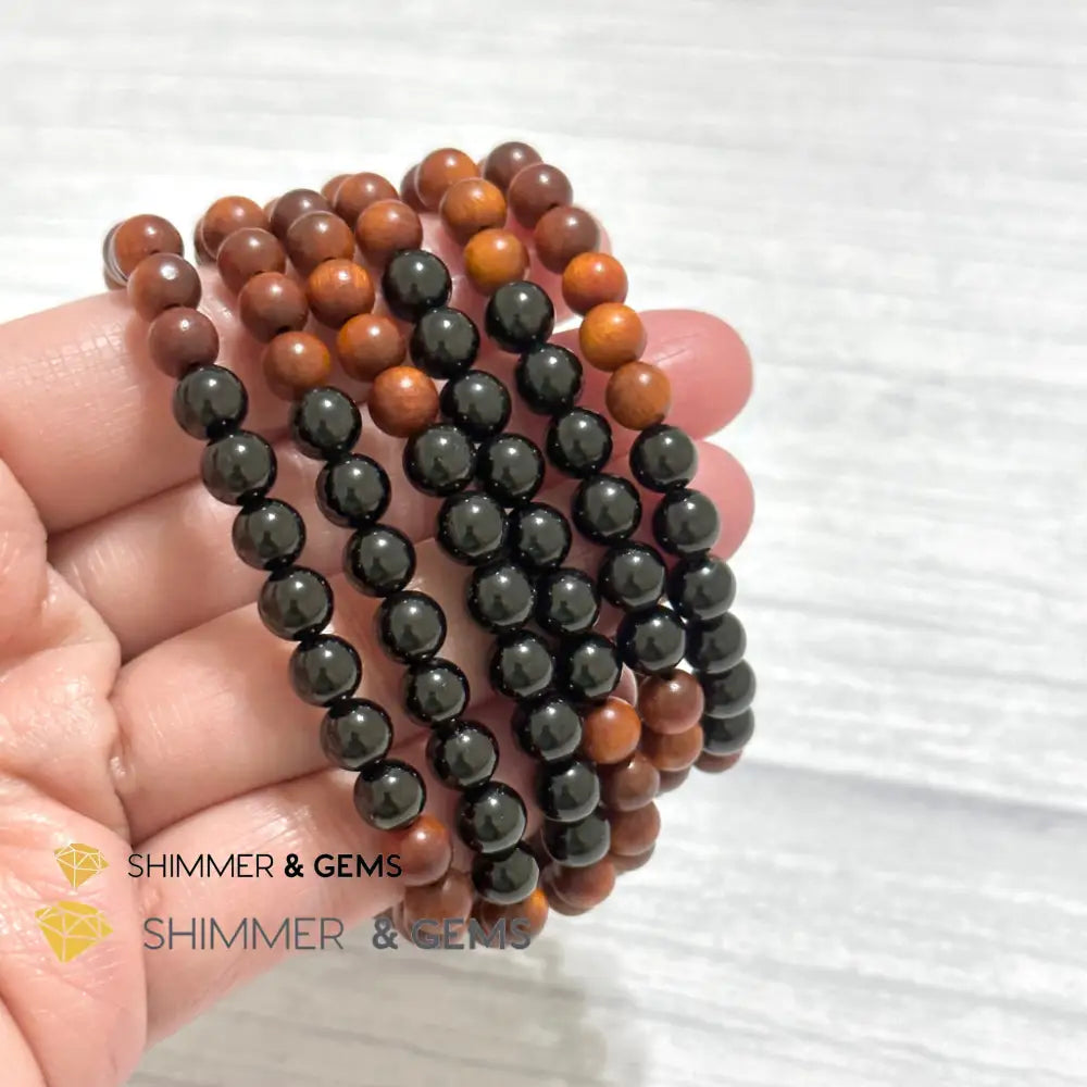 Ultimate Protection Bracelet (Raja Kayu & Black Tourmaline)6mm