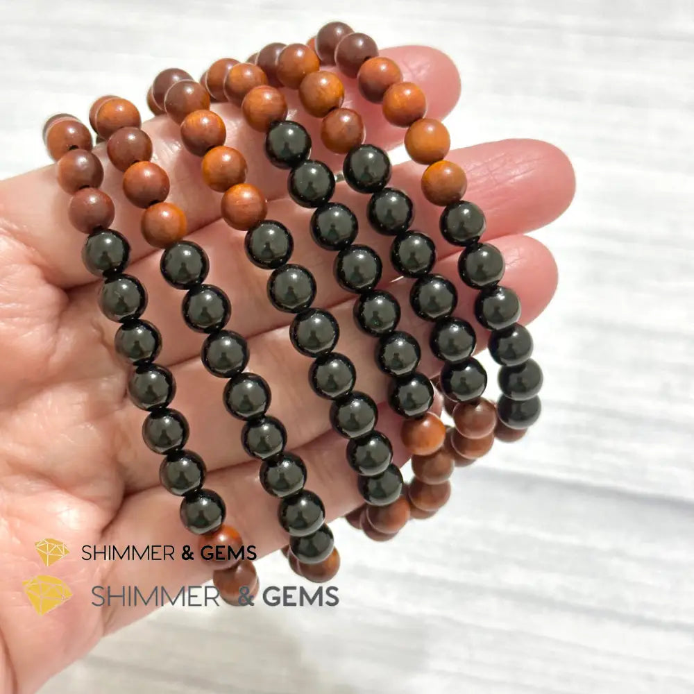 Ultimate Protection Bracelet (Raja Kayu & Black Tourmaline)6mm