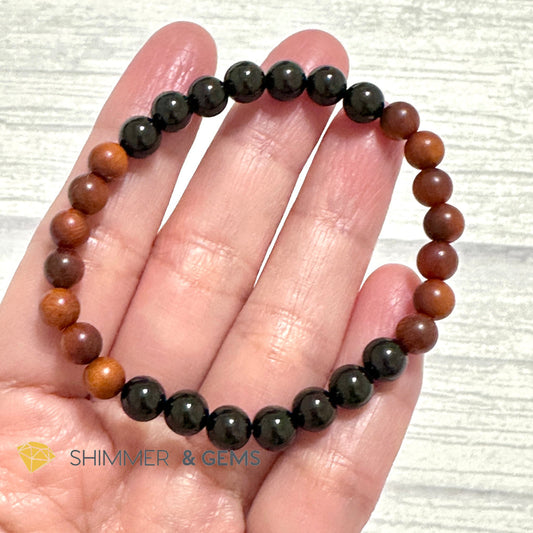 Ultimate Protection Bracelet (Raja Kayu & Black Tourmaline)6mm