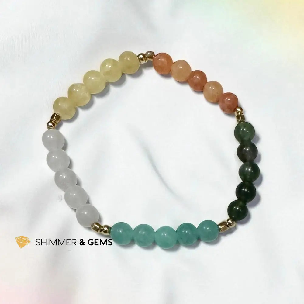 Wheel of Balance Bracelet (5 Elements Blessings) Pre-Coded & Attuned