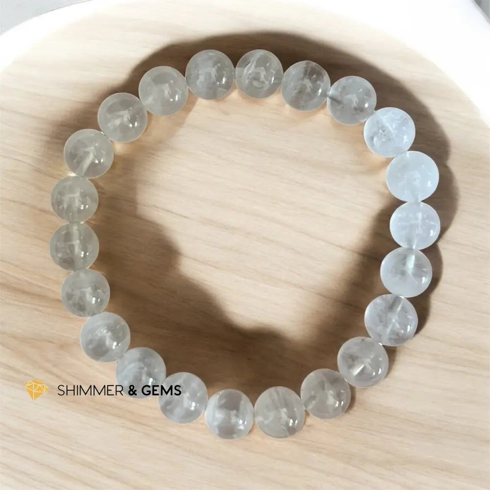 White Phantom 8mm Bracelet Bracelets